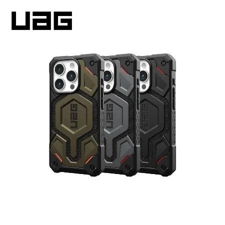 UAG 頂級特仕MagSafe iPhone 15 Pro Max 6.7吋 磁吸式頂級(特仕)版耐衝擊保護殼(按鍵式)✿80D024